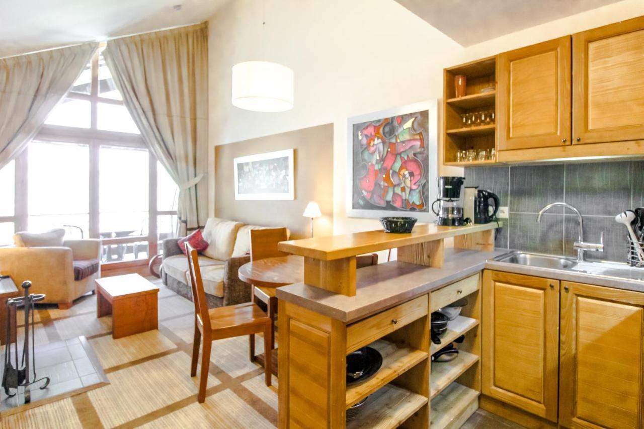 Les Terrasses D'Eos, 1-Bed Apartment With Fireplace, Ski In, Ski Out Flaine Kültér fotó