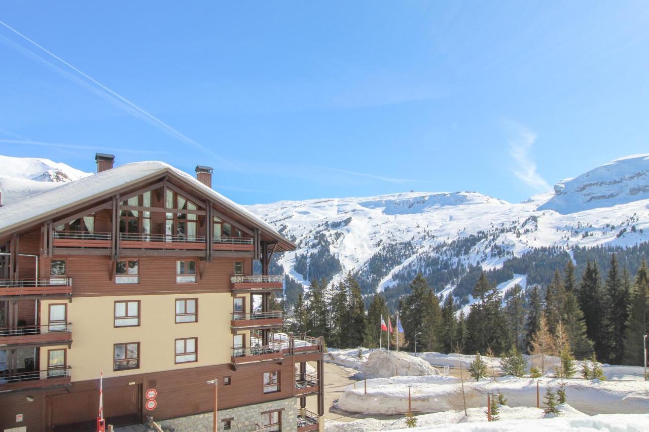 Les Terrasses D'Eos, 1-Bed Apartment With Fireplace, Ski In, Ski Out Flaine Kültér fotó