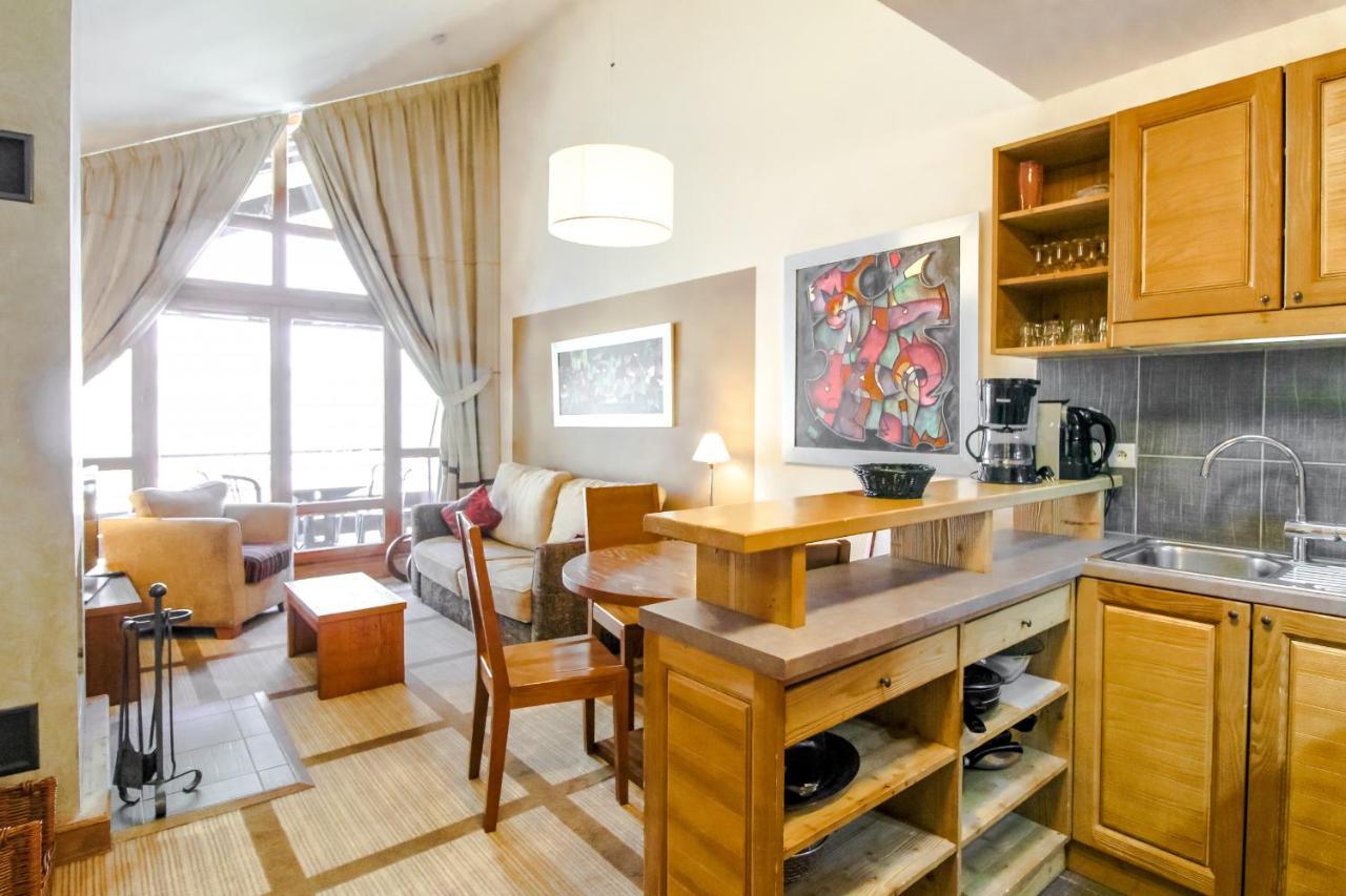 Les Terrasses D'Eos, 1-Bed Apartment With Fireplace, Ski In, Ski Out Flaine Kültér fotó