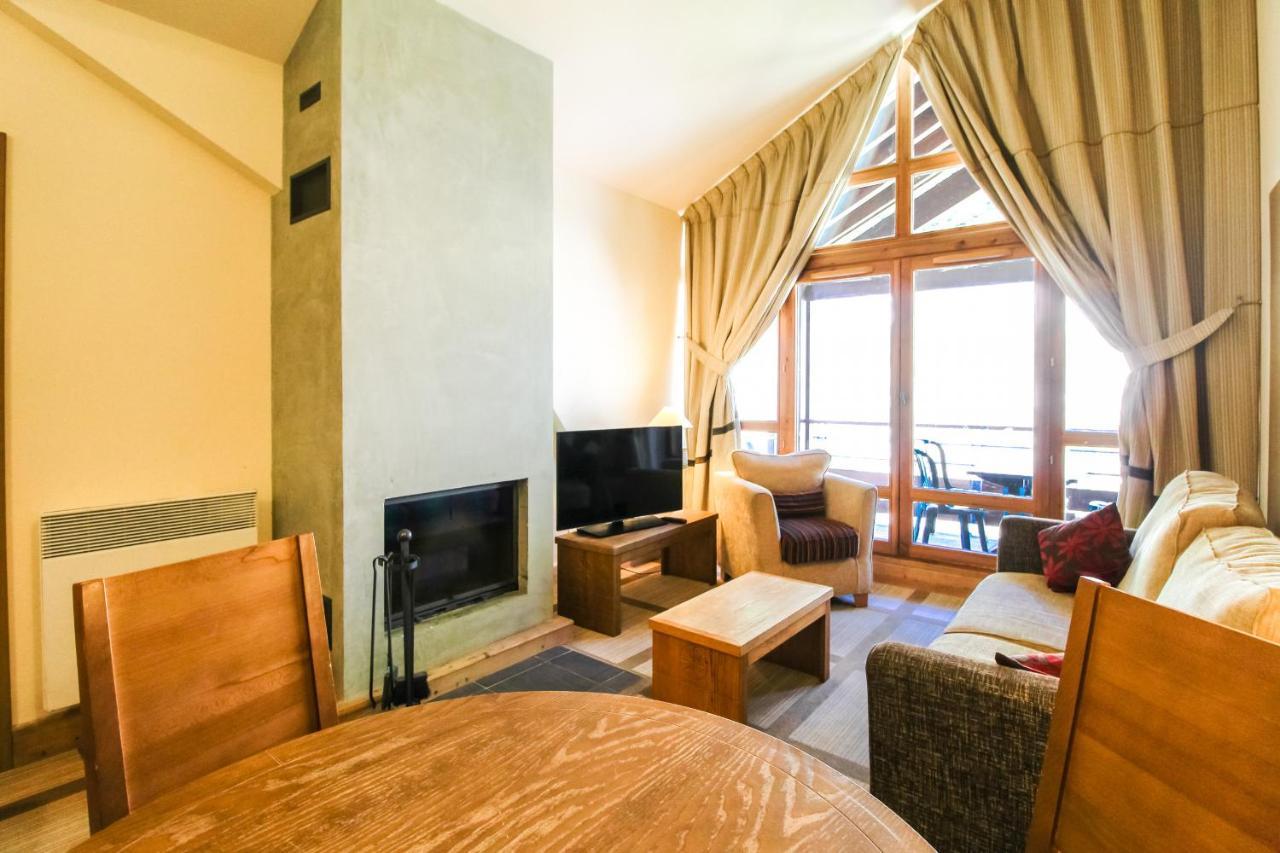 Les Terrasses D'Eos, 1-Bed Apartment With Fireplace, Ski In, Ski Out Flaine Kültér fotó