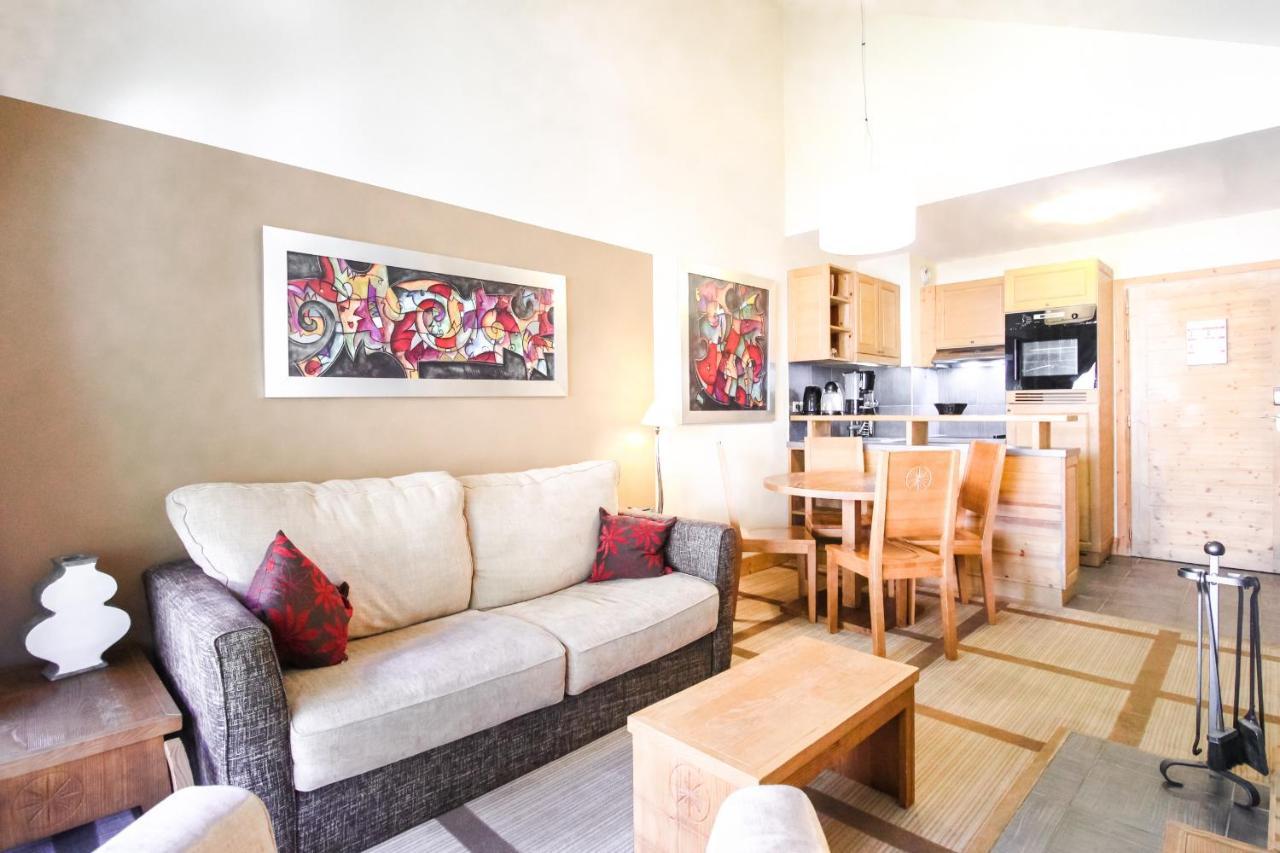 Les Terrasses D'Eos, 1-Bed Apartment With Fireplace, Ski In, Ski Out Flaine Kültér fotó